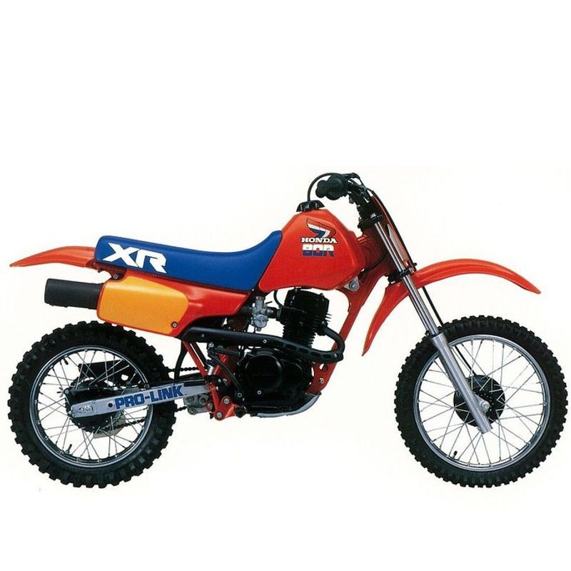 Honda XR80R, XR100R - Repair, Service Manual and Electrical Wiring Diagrams