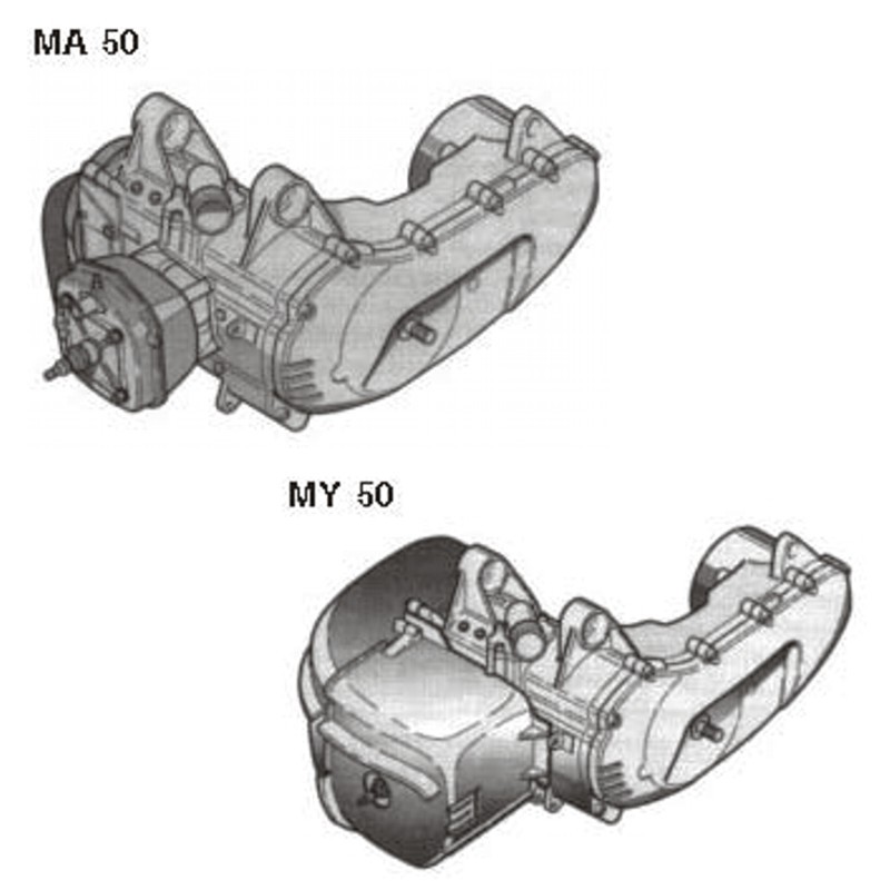 Aprilia MA 50 and MY 50 Engine - Repair, Service and Maintenance Manual