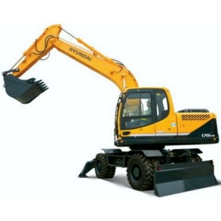 Hyundai Wheel Excavator R170W-7 - Service Manual - Operators - Wiring Diagrams