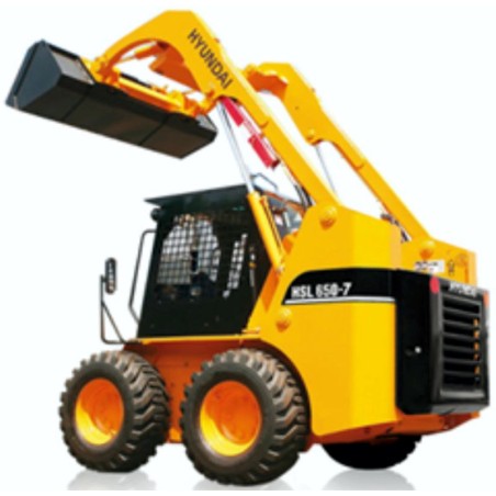 Hyundai Skid Steer Loader HSL650-7A - Service Manual - Operators Manual - Wiring Diagrams