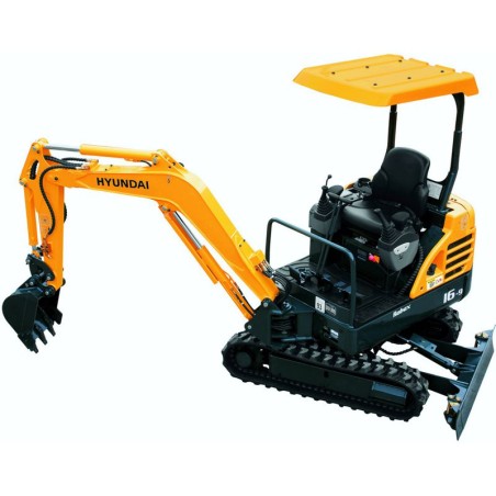 Hyundai Mini Excavator R16-9 - Service Manual - Operators - Wiring Diagrams