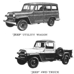 Jeep CJ 1954 to 1960 - Service Repair Manual - Wiring Diagrams