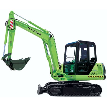 Hyundai Crawler Excavator R55-3 - Service Repair Manual - Wiring Diagrams