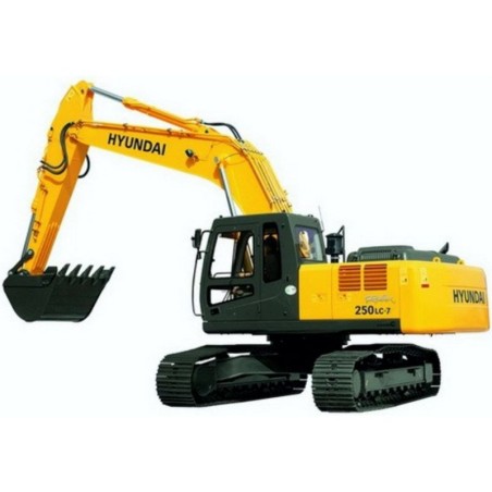 Hyundai Crawler Excavator R250LC-7 - Service Manual - Operators - Wiring Diagrams