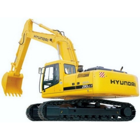 Hyundai Crawler Excavator R290LC-7 - Service Manual - Operators - Wiring Diagrams