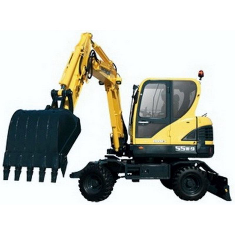 Hyundai Wheel Excavator R55W-9 - Service Manual - Operators - Wiring Diagrams