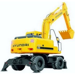 Hyundai Wheel Excavator...