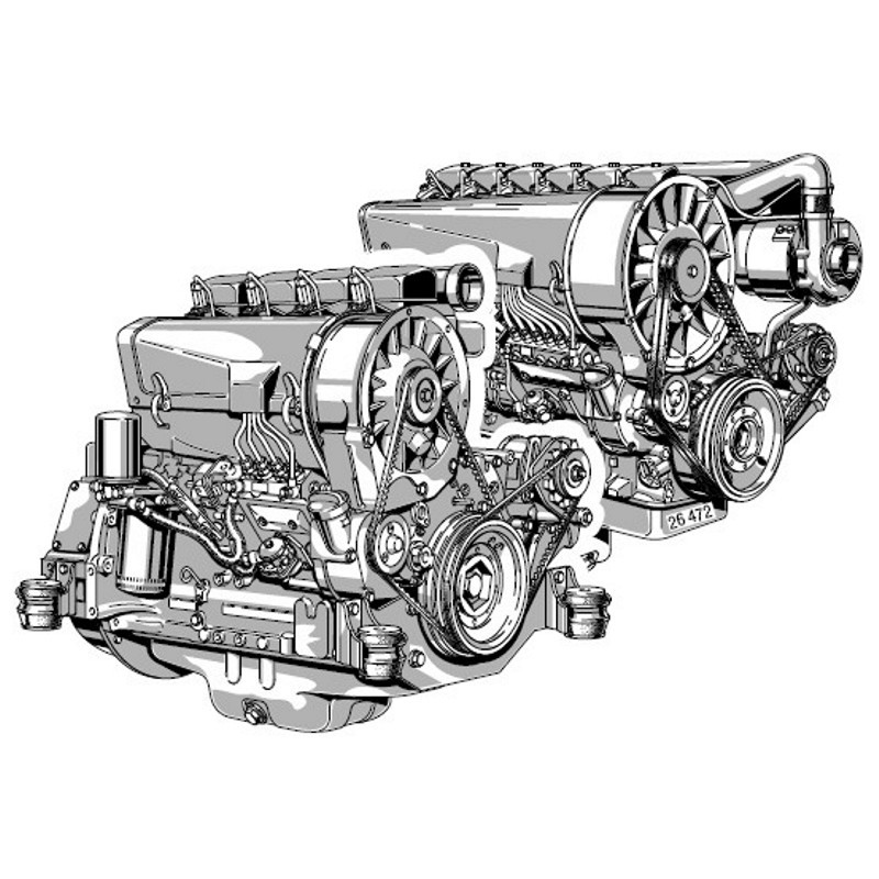 Deutz Engine 912, 913 - Multilanguage Service Manual - Parts Manual
