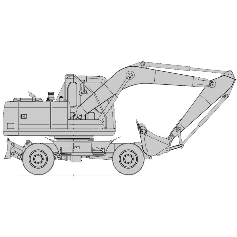 Daewoo Solar S140W-V Excavator - Repair, Service and Maintenance Manual