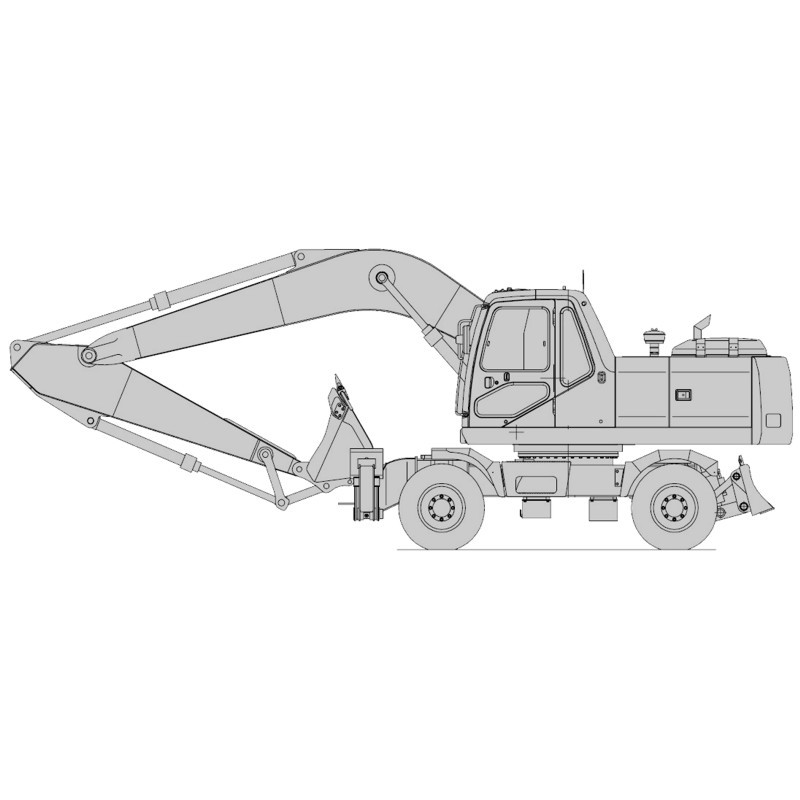 Daewoo Solar S200W-V Excavator - Repair, Service and Maintenance Manual