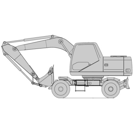 Daewoo Solar S170W-V Excavator - Repair, Service and Maintenance Manual