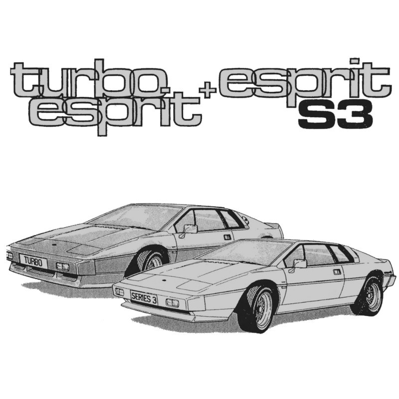 Lotus Esprit (1980-1987) - Repair, Service Manual and Electrical Wiring Diagrams